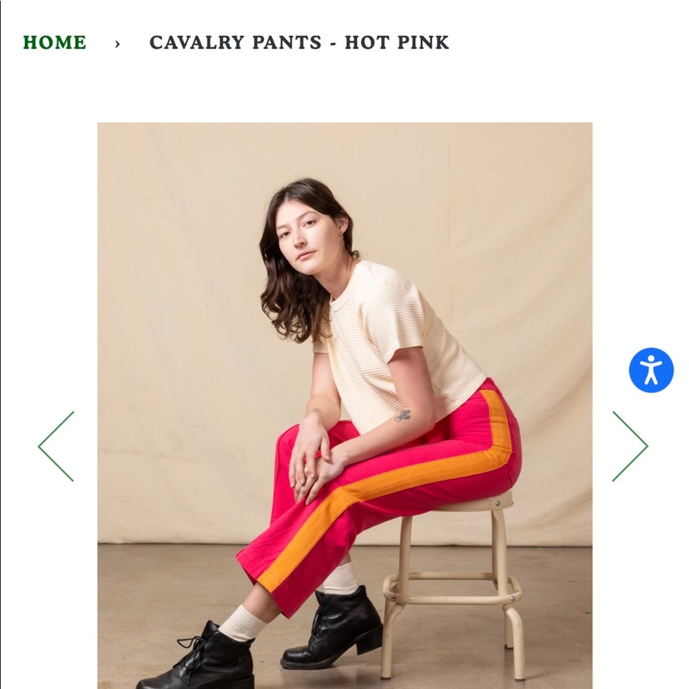Big Bud Press Cavalry Hot Pink Pants